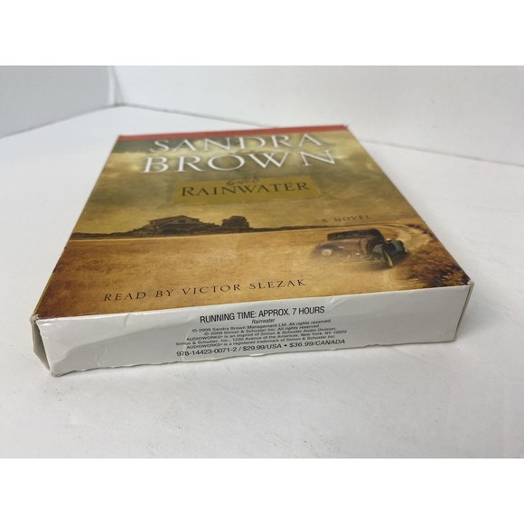 Rainwater - Sandra Brown  audio book on 6 CDs  read by Victor Slezak VG+ - Picture 5 of 8